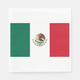 Mexikanische Flagge (Mexiko) Serviette