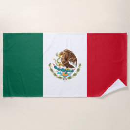 Mexikanische Flagge (Mexiko) Strandtuch