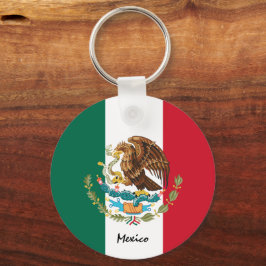 mexikanische Flagge & Mexiko Urlaub, Patrioten/Spo Schlüsselanhänger