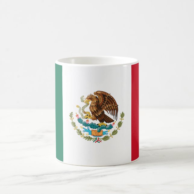 (Mexikanische) Flagge Mexikos Kaffeetasse (Mittel)