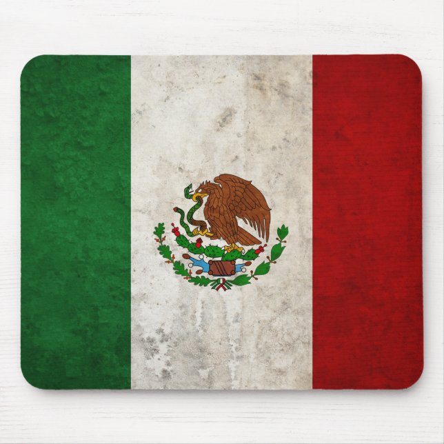 mexikanische Flagge Mousepad (Vorne)