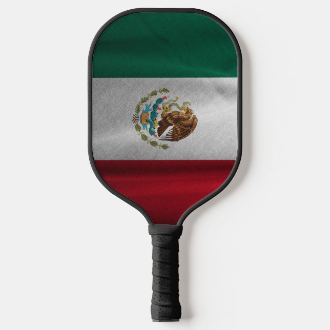 mexikanische Flagge Pickleball Schläger (Vorderseite)