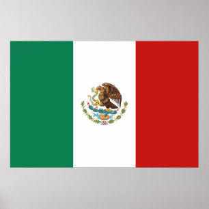 Mexikanische Flagge Poster