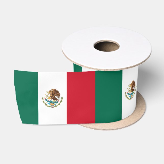 mexikanische Flagge Satinband (Spule)