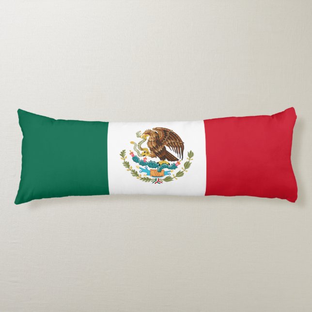 mexikanische Flagge Seitenschläferkissen (Vorderseite)
