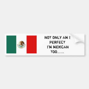 Mexikanische Flagge, SIND NICHT NUR ICH Autoaufkleber