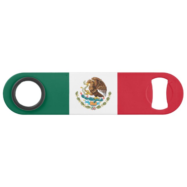 mexikanische Flagge Speed Flaschenöffner (Vorderseite (Horizontal))