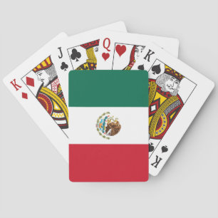 Mexikanische Flagge Spielkarten