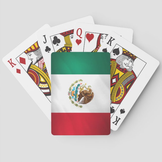 mexikanische Flagge Spielkarten (Rückseite)