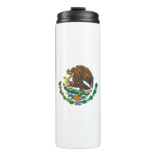mexikanische Flagge Total Thermal Tumbler Thermosbecher