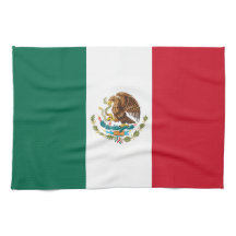 Mexikanische Flagge Tricolor Goldener Adler