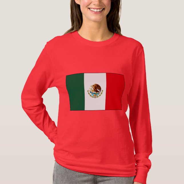 Mexikanische Flaggen-T - Shirts und Geschenke (Vorderseite)