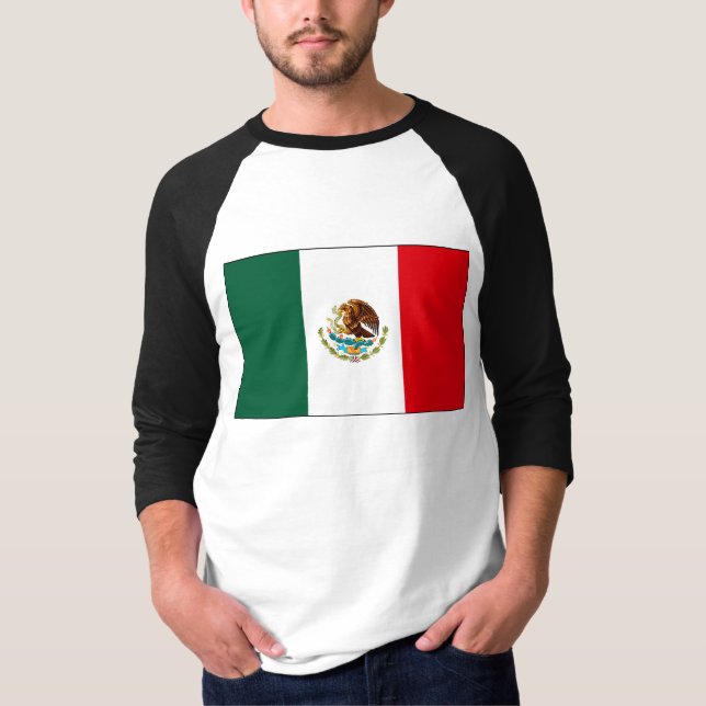 Mexikanische Flaggen-T - Shirts und Geschenke (Vorderseite)