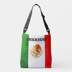 Mexikanische Flaggen-Taschen-Tasche Tragetaschen Mit Langen Trägern