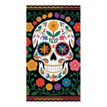 mexikanische Folk Art Design Floral&Geometric Must