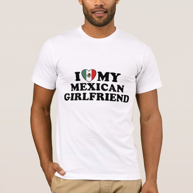 Mexikanische Freundin T-Shirt (Vorderseite)