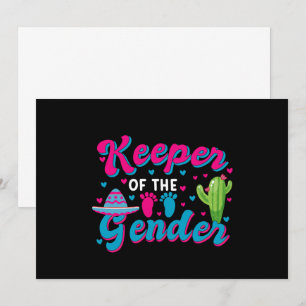 Mexikanische Geschlechtsenthüllung Cinco de Mayo B Einladung