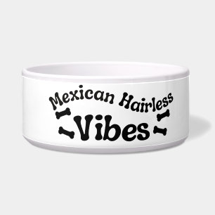 Mexikanische Haarlose Vibes Keramik-Hundeschüssel Napf