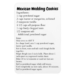 Mexikanische Hochzeitskekse Rezept Vielen Dank Magnet