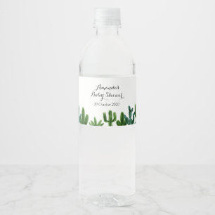 Mexikanische Kaktus-Wasser-Flaschen-Aufkleber