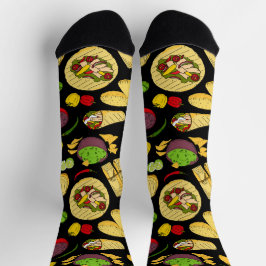 mexikanische Küche Gemusterter Koch Socken