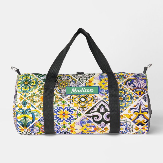mexikanische, marokkanische, sizilianische, medite duffle bag (Vorderseite)