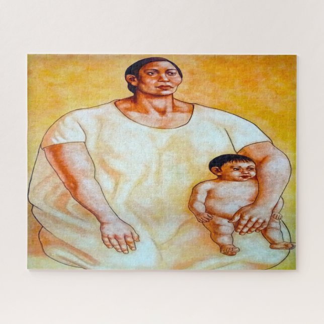 Mexikanische Mauer Murals. Puzzle (Horizontal)