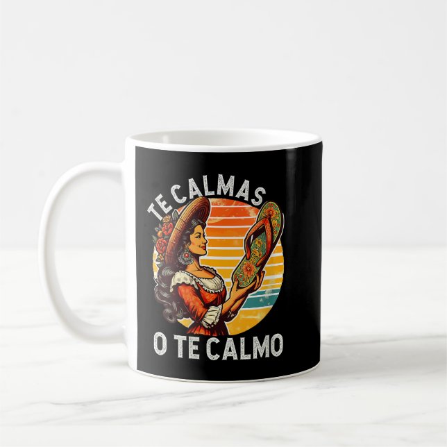 Mexikanische Muttersprache Mama zum Ausdruck Te Ca Kaffeetasse (Links)