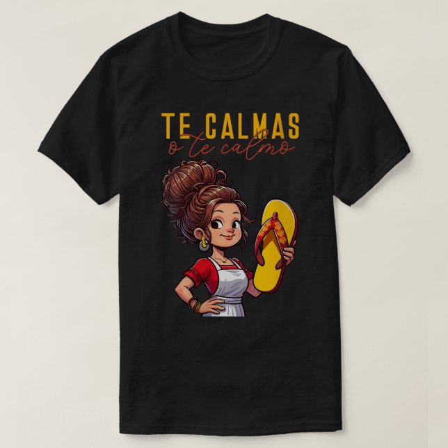 Mexikanische Muttersprache Mama zum Ausdruck Te Ca T-Shirt (Design vorne)