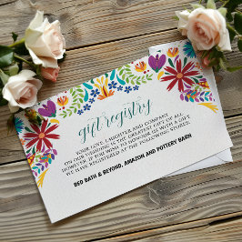 Mexikanische Nuestra Boda Blume Botanische Hochzei Begleitkarte