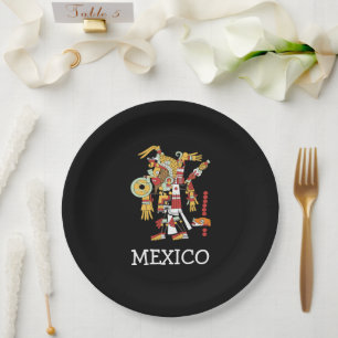 mexikanische Papierplatte Pappteller