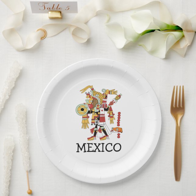 mexikanische Papierplatte Pappteller (Hochzeit)