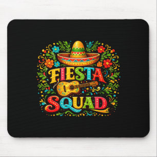 Mexikanische Party Cinco De Mayo Lass uns Taco übe Mousepad