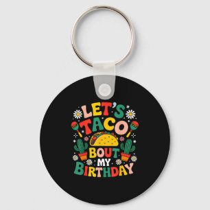 Mexikanische Party Cinco De Mayo Lasst Taco Über M Schlüsselanhänger