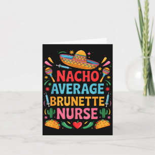 Mexikanische Party Cinco de Mayo Nacho durchschnit Karte