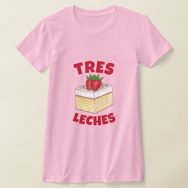 mexikanische Pastel de Tres Leches Cake Baking Des T-Shirt (Ablage )