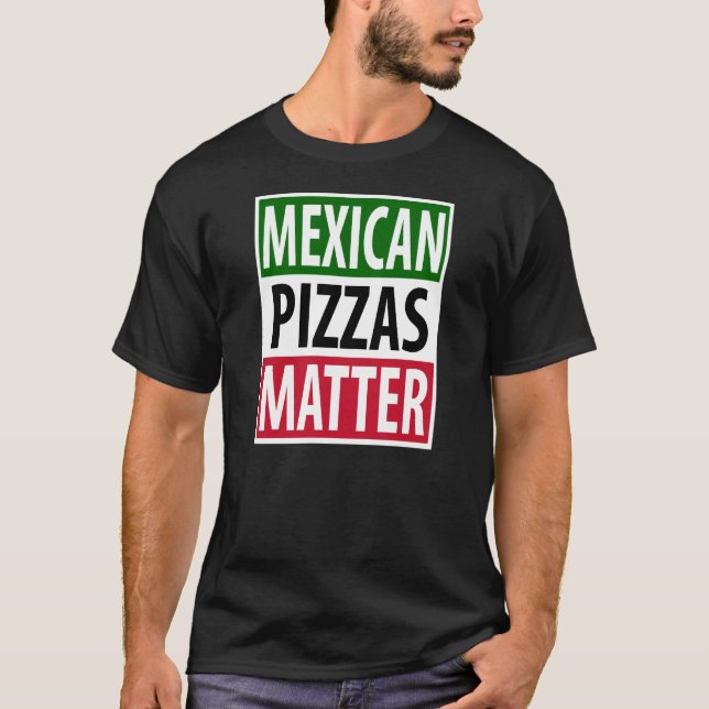 Mexikanische Pizza T-Shirt (Vorderseite)