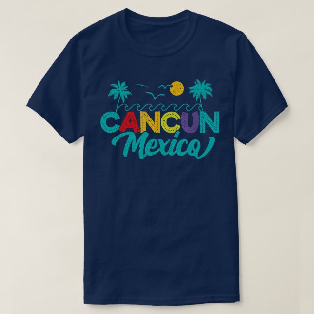 Mexikanische Reise nach Mexiko Lover Sommerferien T-Shirt (Design vorne)