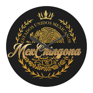 Mexikanische Schlampe Große Wanduhr
