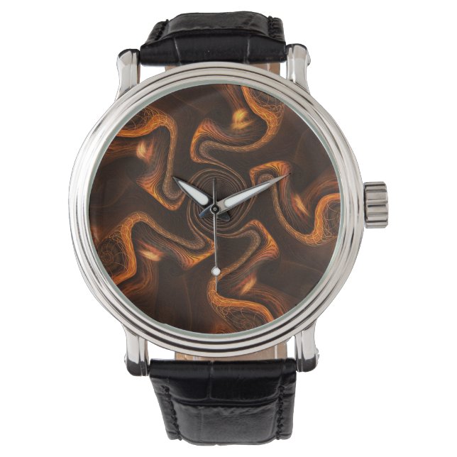 Mexikanische Schokolade Armbanduhr (Vorderseite)