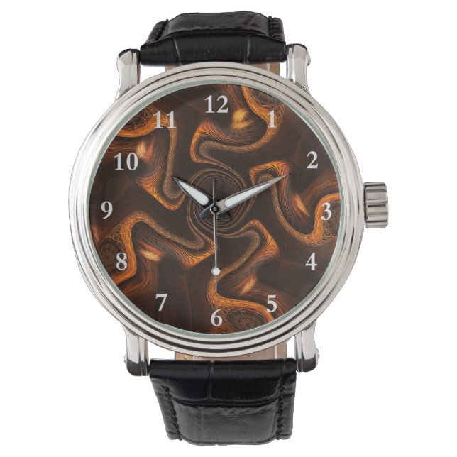 Mexikanische Schokolade Armbanduhr (Vorderseite)