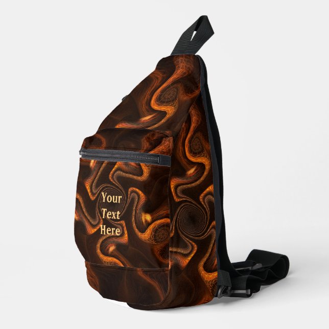 Mexikanische Schokolade Crossbody Bag (Rechte Ecke)