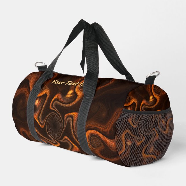 Mexikanische Schokolade Duffle Bag (Rechte Ecke)