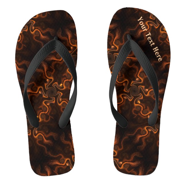 Mexikanische Schokolade Flip Flops (Fußbett)