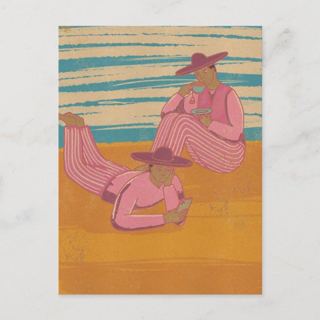 Mexikanische Siesta Postkarte (Vorderseite)