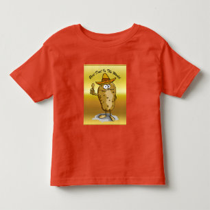 Mexikanische Sombrero-Hüte Kartoffel-Charakter Kleinkind T-shirt