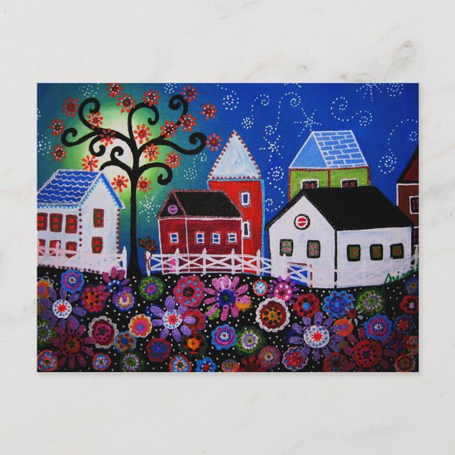 MEXIKANISCHE STADT POSTCARD POSTKARTE (Vorderseite)