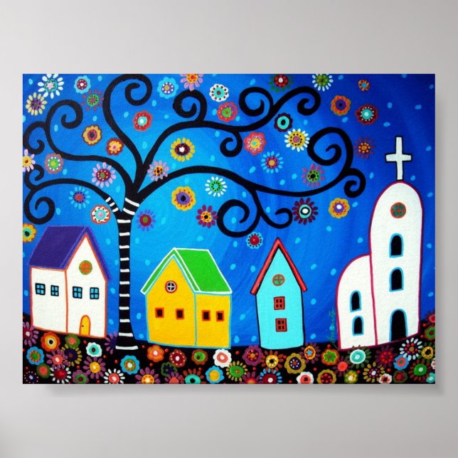 MEXIKANISCHE STADTPOSTER POSTER (Vorne)