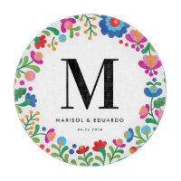 mexikanische Stickerei Mit Monogramm Hochzeit