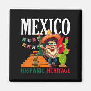 Mexikanische Stolzflagge Mexiko Wurzeln Erbe Mexik Magnet